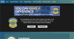 Desktop Screenshot of clevelandpolicefoundation.org